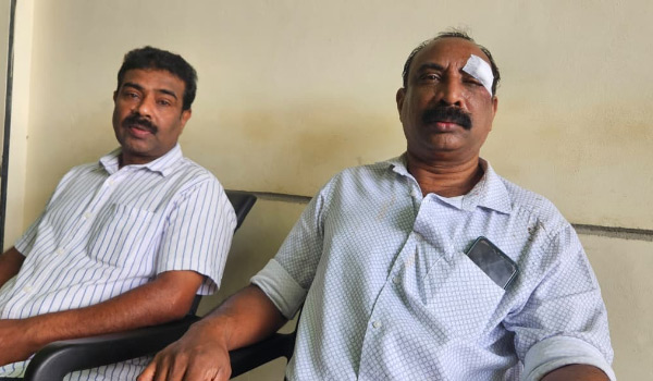 ബൈക്ക് യാത്രികര്‍ക്കു നേരെ കാട്ടാനയുടെ ആക്രമണം ; സഹോദരങ്ങള്‍ക്കു പരിക്ക്