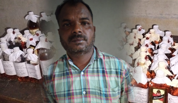 വില്‍പനയ്ക്കായി സൂക്ഷിച്ച മദ്യവുമായി ഒരാള്‍ പിടിയില്‍