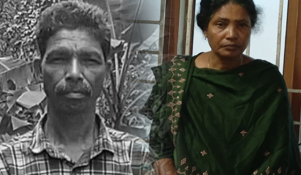 ഭര്‍ത്താവിനെ തലയ്ക്കടിച്ചുകൊന്നു ഭാര്യ അറസ്റ്റില്‍