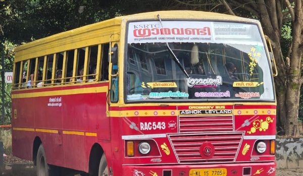 യാത്രക്കാരുടെ മനം നിറച്ച് സുൽത്താൻ ബത്തേരിയുടെ ഗ്രാമവണ്ടി