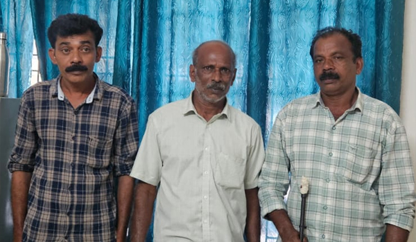 മലയണ്ണാനെ വേട്ടയാടിയ 3 അംഗസംഘത്തെ വനംവകുപ്പ് പിടികൂടി
